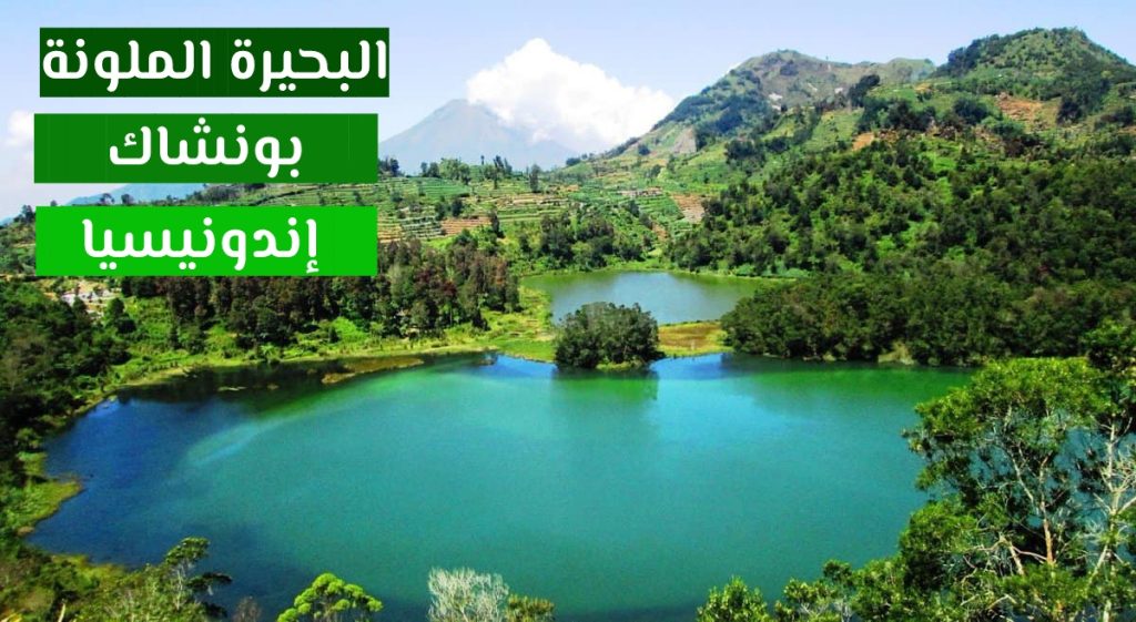 البحيرة الملونة بونشاك اندونيسيا